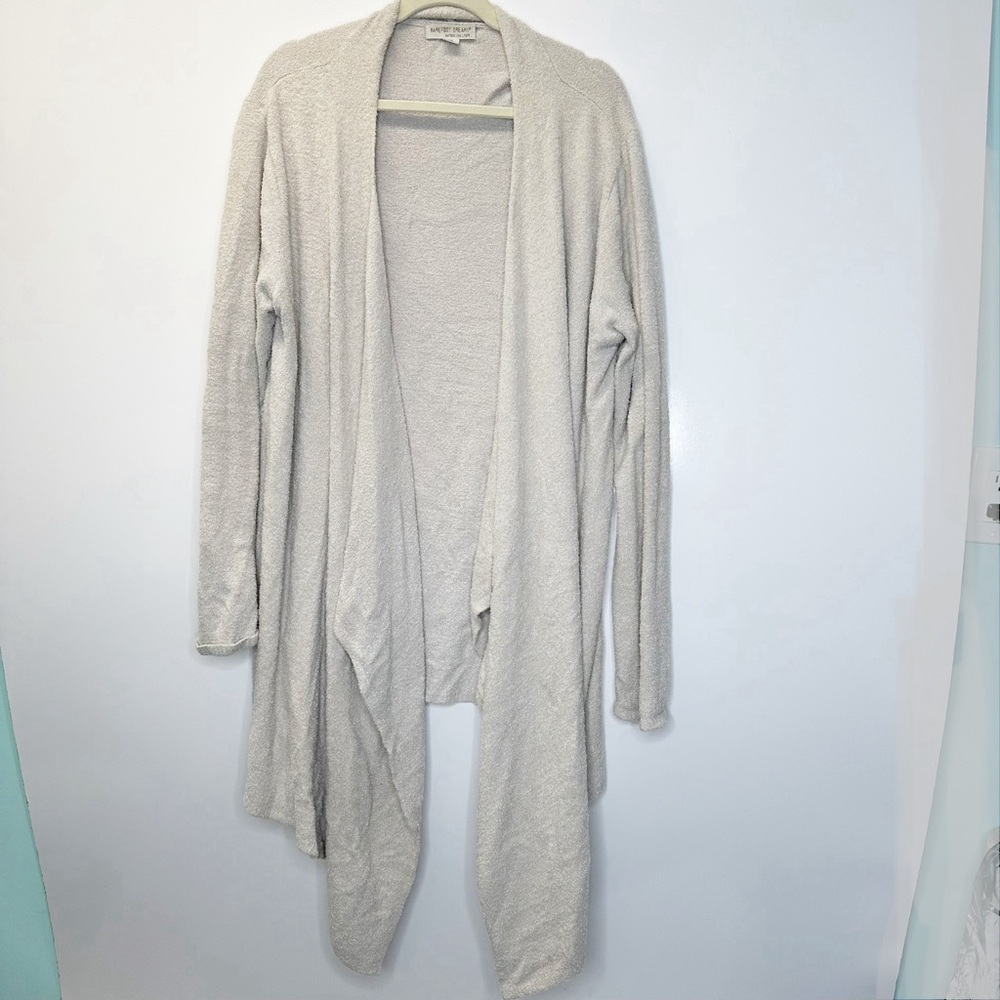 Barefoot Dreams Bamboo Chic Lite Knit waterfall cardigan open sweater size 2X